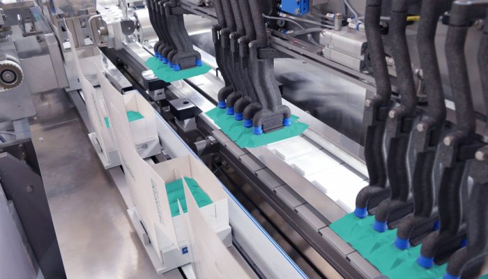 FPC5, la máquina permite el envasado de alta velocidad con bolsas tubulares de papel