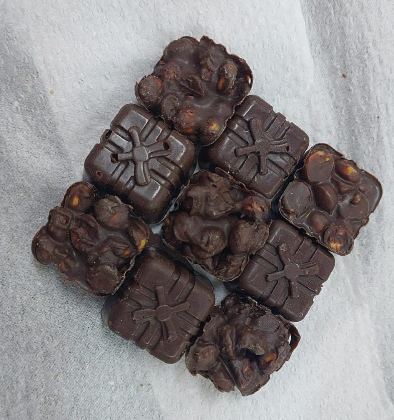 Bocaditos de chocolate con garbanzos